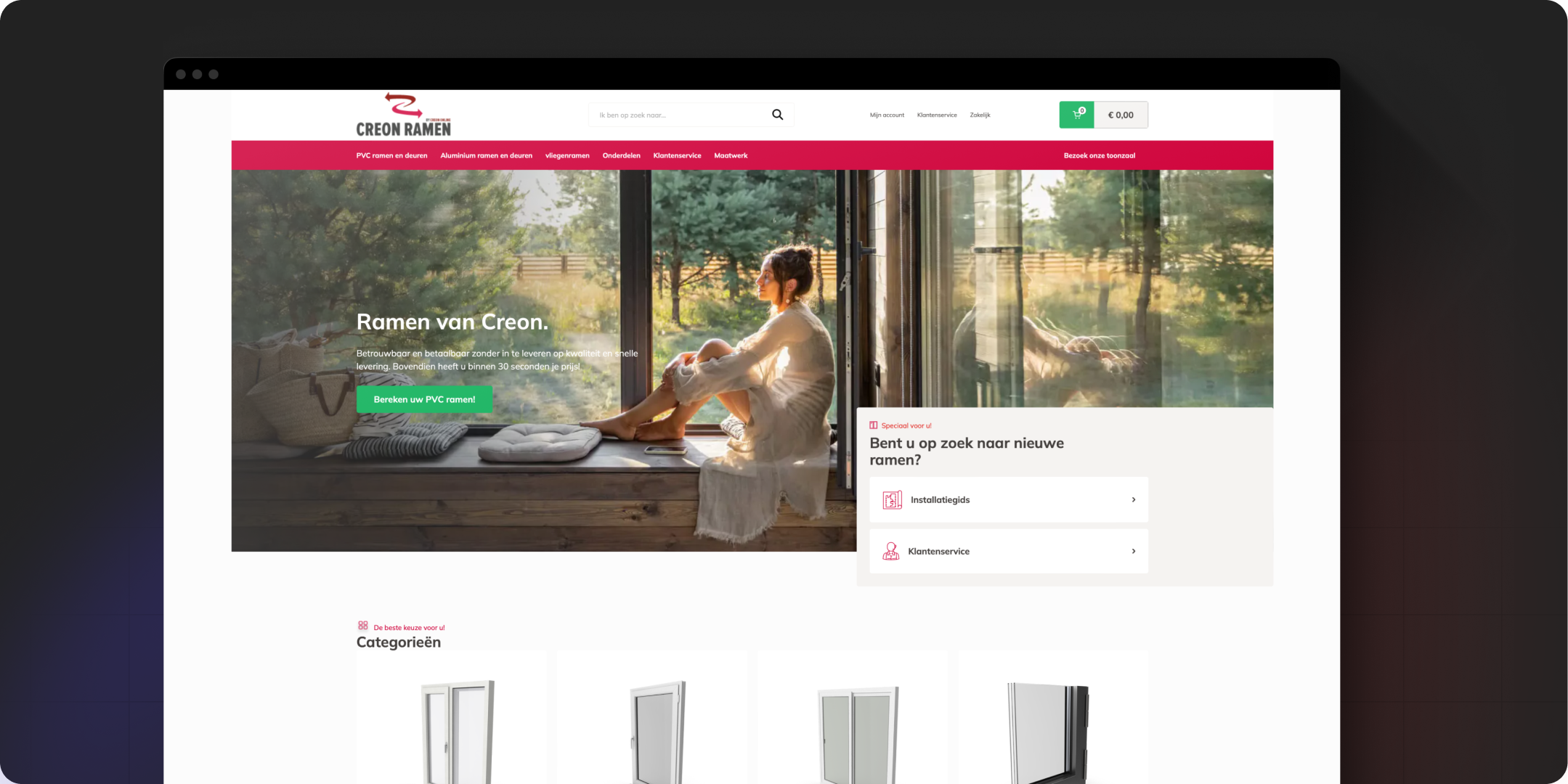 Creon Online Website Screenshot