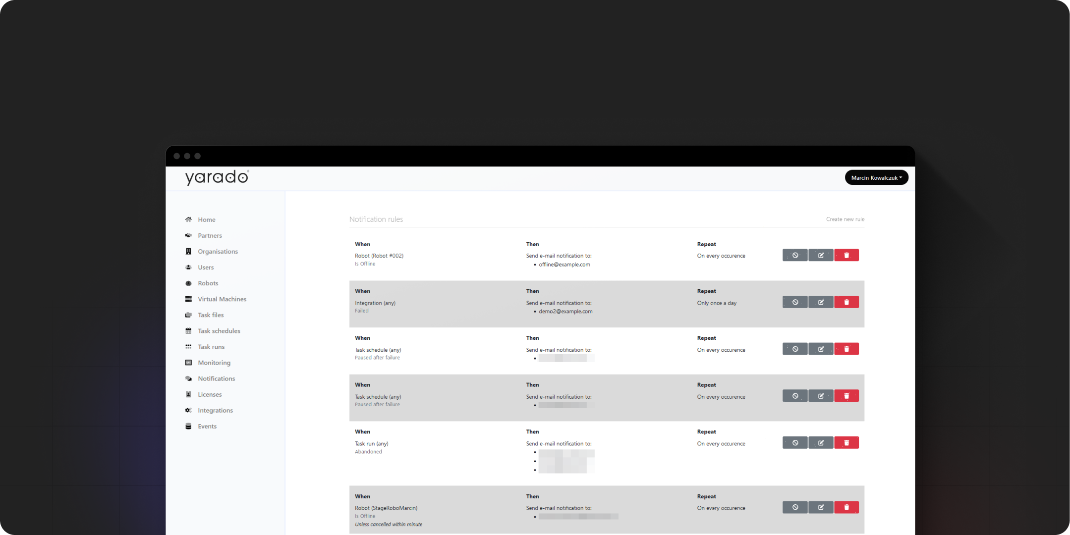 Yarado Website Screenshot
